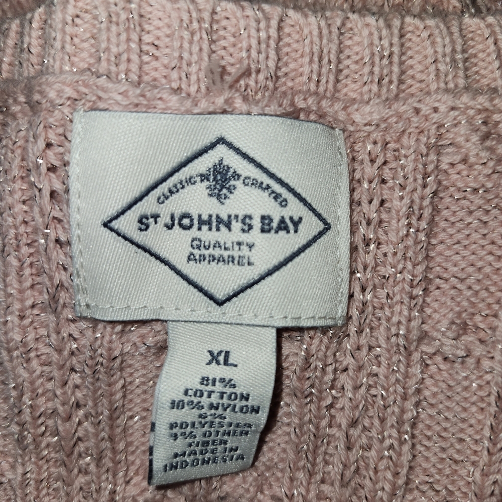 SJB Pink Cable Knit Sweater - Picture 4 of 4